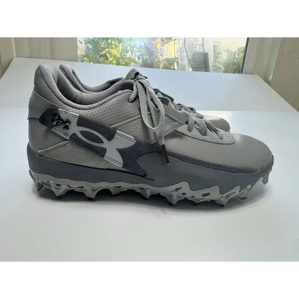 Under Armour Harper Gray Molded Baseball Cleats Men’s Size 12 New Without Box